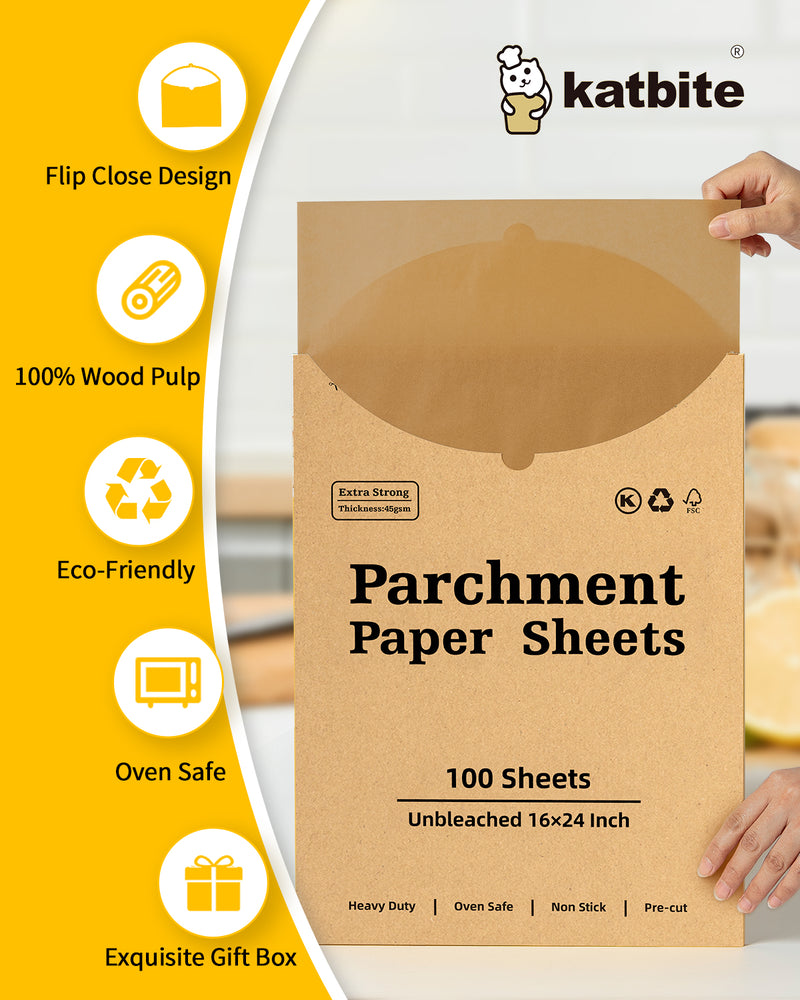 Baking Sheet Parchment Paper, Non-stick Parchment Sheets For Sheet
